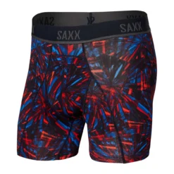 Saxx Kinetic Light-Compression Mesh Boxer Brief -Outdoor Equipment Sales 2024 SS22.Fireworks Multi.1 29380.1665393949