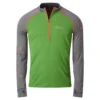 OMM Flow Tee Zip L/S -Outdoor Equipment Sales 2024 SS22.Green Grey.1 49517.1662563977
