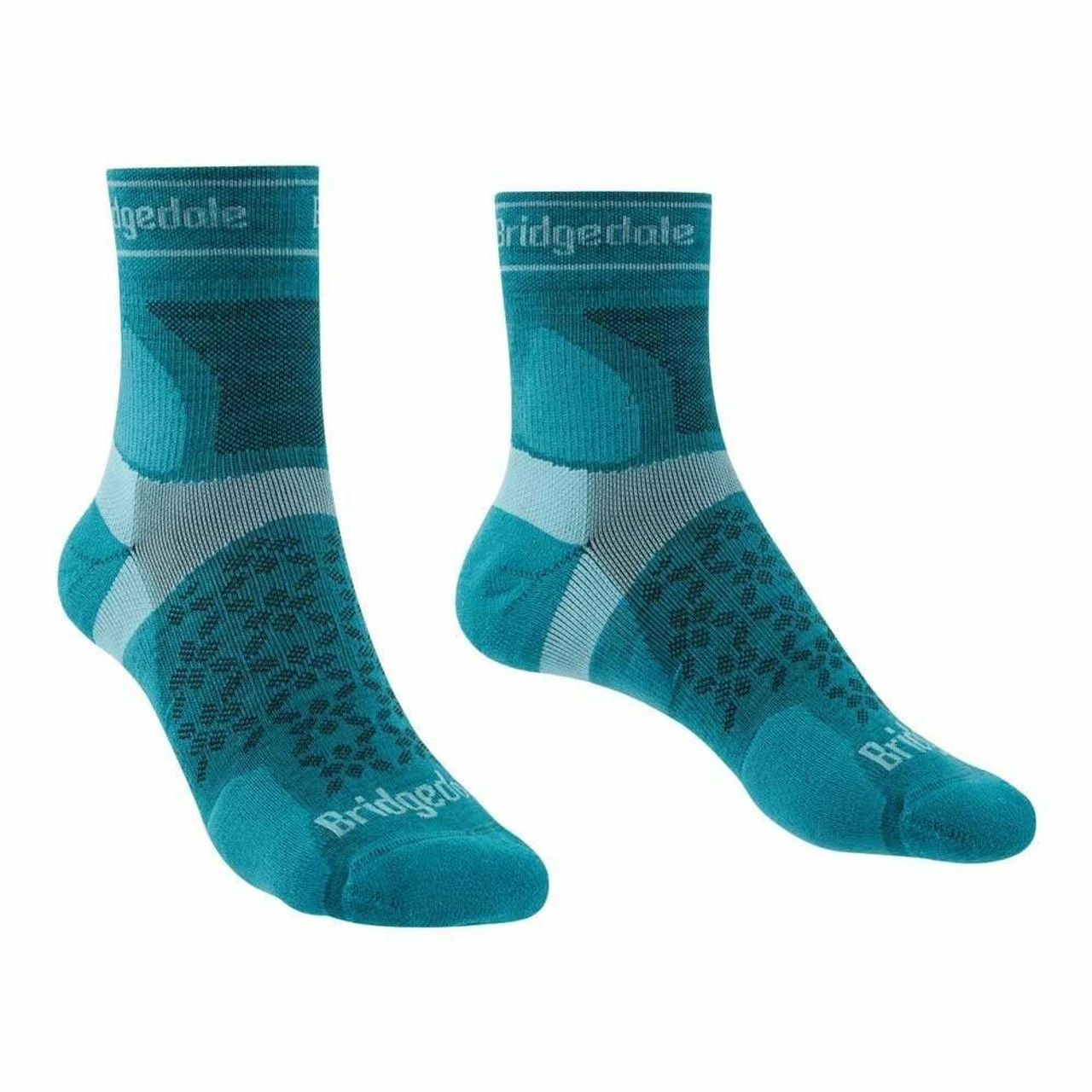 Bridgedale Womens Trail Run Ultra Light T2 Merino Sport 3/4 Crew Socks 4 Bridgedale Womens Trail Run Ultra Light T2 Merino Sport 3/4 Crew Socks - Image 2