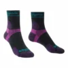 Bridgedale Womens Trail Run Ultra Light T2 Merino Sport 3/4 Crew Socks