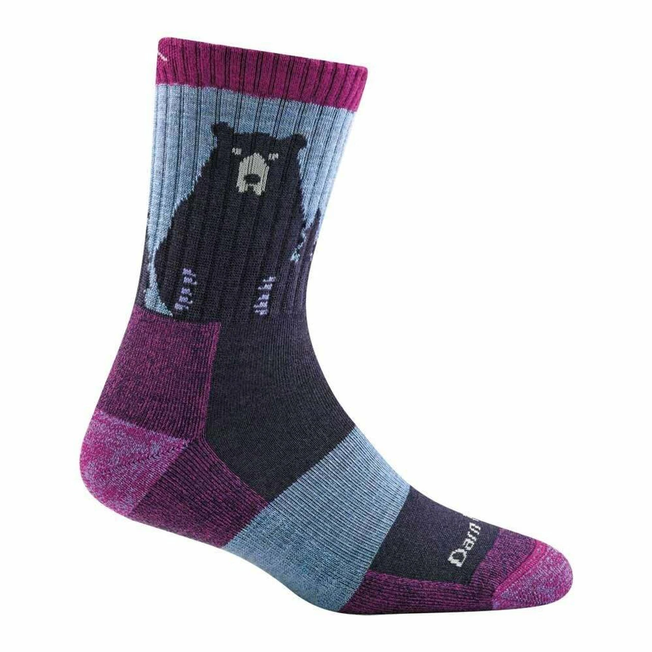 Darn Tough Womens Bear Town Micro Crew Socks 4 Darn Tough Womens Bear Town Micro Crew Socks - Image 2