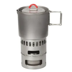 ECA268R Titanium Pot 500 With Titanium Stove