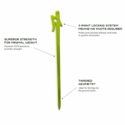 Nemo Airpin Ultralight Stakes - 4 Pack -Outdoor Equipment Sales 2024 nemo airpin ultralight stakes 4 pack 96130.1655218727