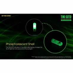 Nitecore TIKI GITD USB Rechargeable Keychain Light -Outdoor Equipment Sales 2024 nitecore tiki gitd usb rechargeable keychain light 57476.1655214437