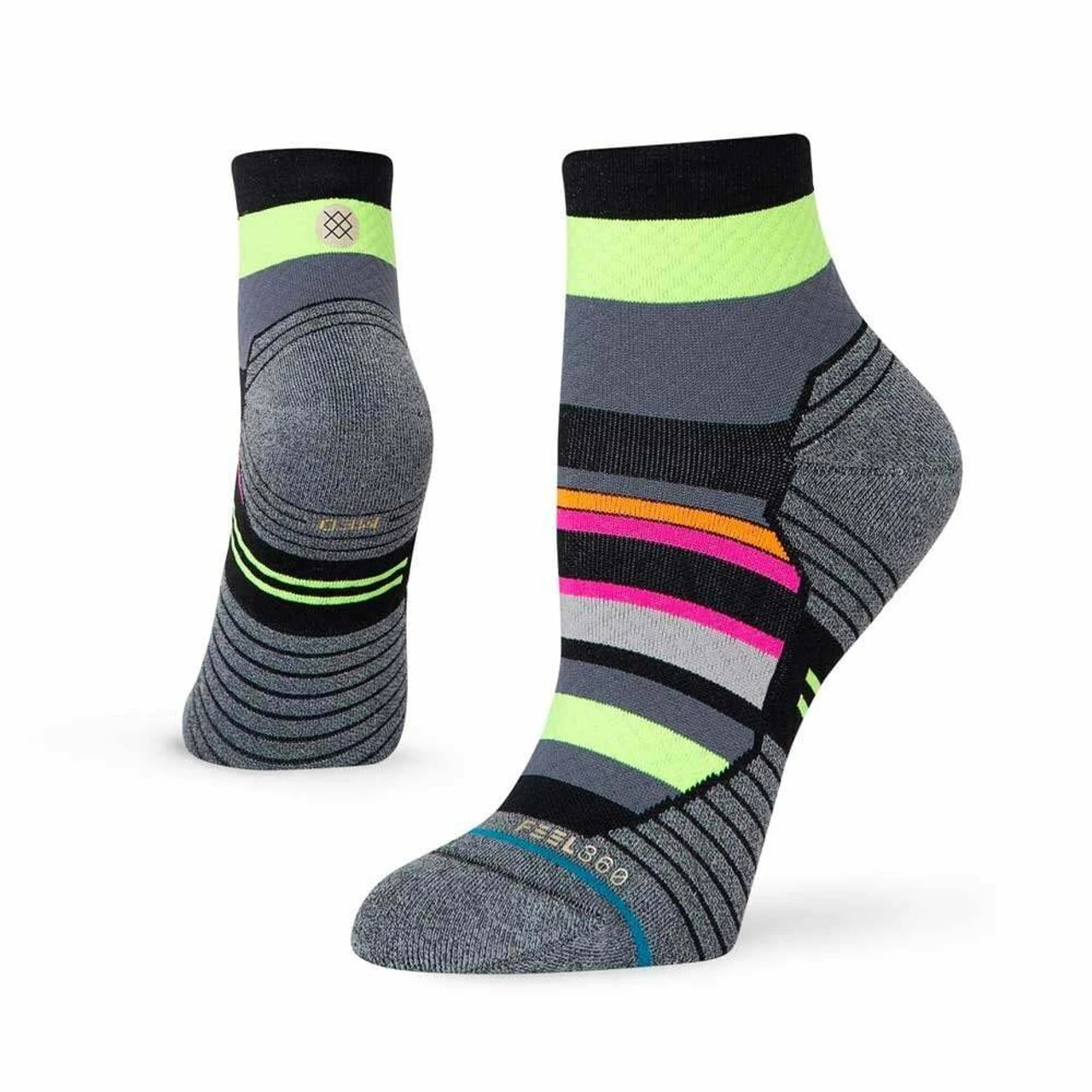 STANCE Womens Tiled Quarter Socks 3 STANCE Womens Tiled Quarter Socks