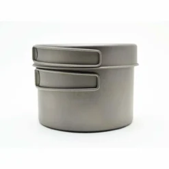Titanium 1300ml Pot With Pan