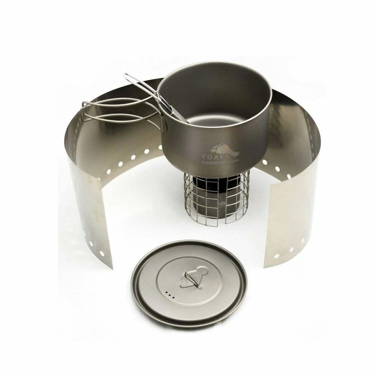 Titanium Alcohol Stove Cook System With 700ml Pot 4 Titanium Alcohol Stove Cook System With 700ml Pot - Image 2